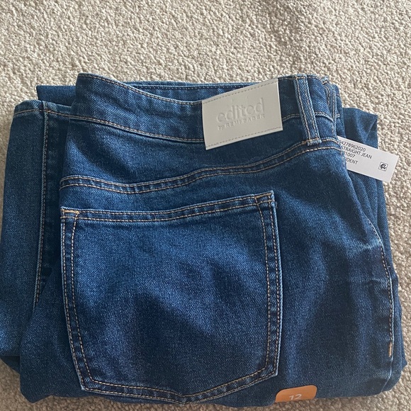 Edited By Remi Bader Denim - Edited by Remi Bader NWT loose straight jeans size 12